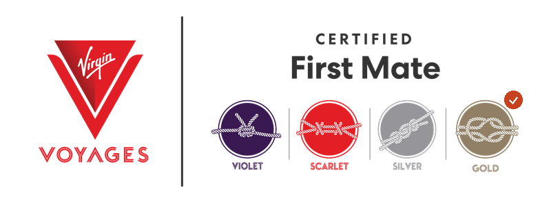 Certified First Mate, Gold tier, Virgin Voyages